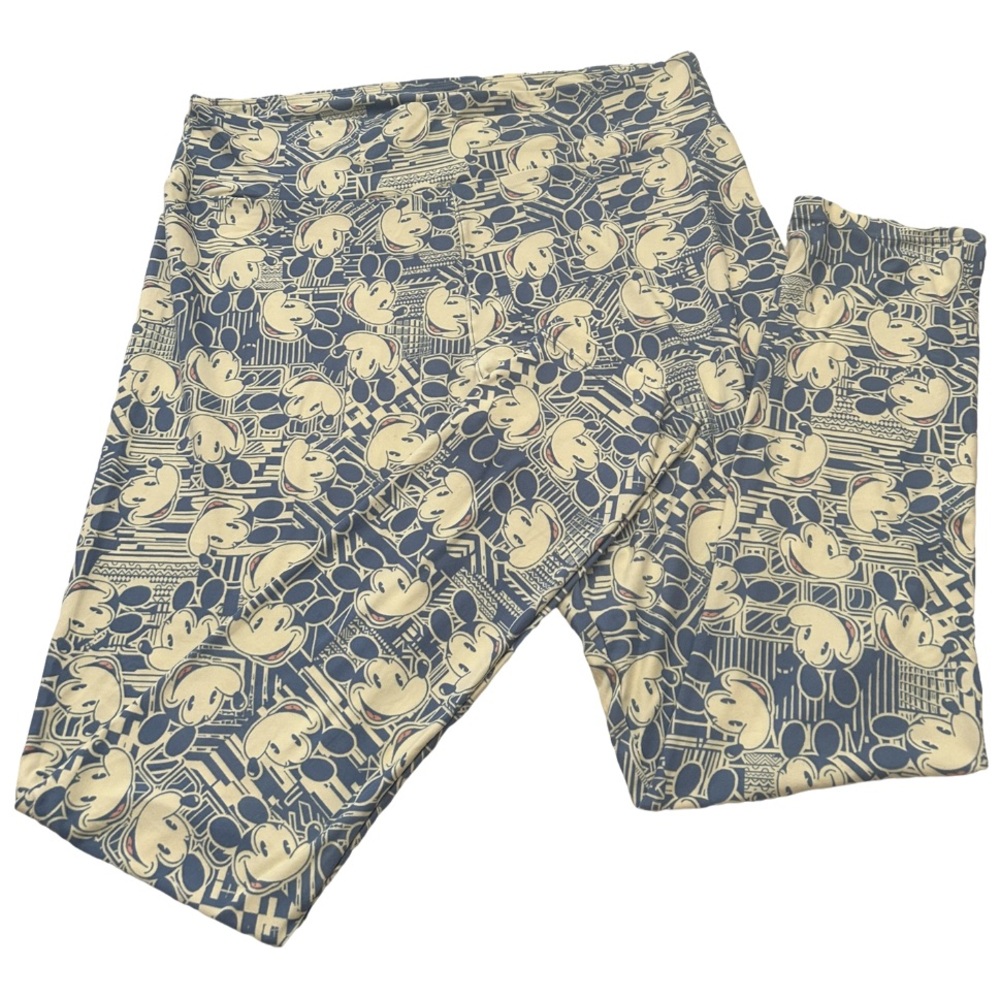 LulaRoe Tall and Curvy Mickey Mouse Leggings